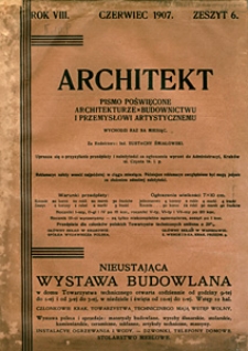 Architekt 1907 z. 6