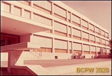 Szkoła, elewacja oraz wejście do budynku, Lozanna, Szwajcaria