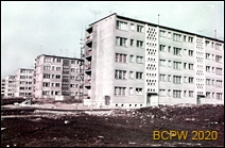 Śródmieście, Osiedle Grunwaldzkie, budynki mieszkalne pięciokondygnacyjne, widok w trakcie budowy, Szczecin